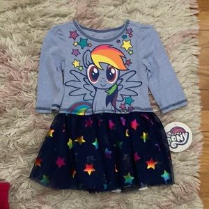 My little pony long sleeves dress